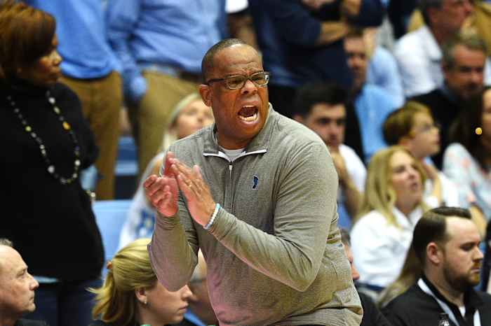 UNC basketball head coach Hubert Davis